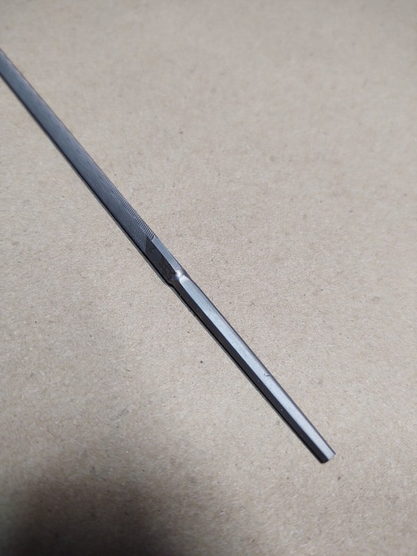 PFERD 7" 3 Corner Chisel Bit Square Ground Chainsaw File 17081-S gallery
