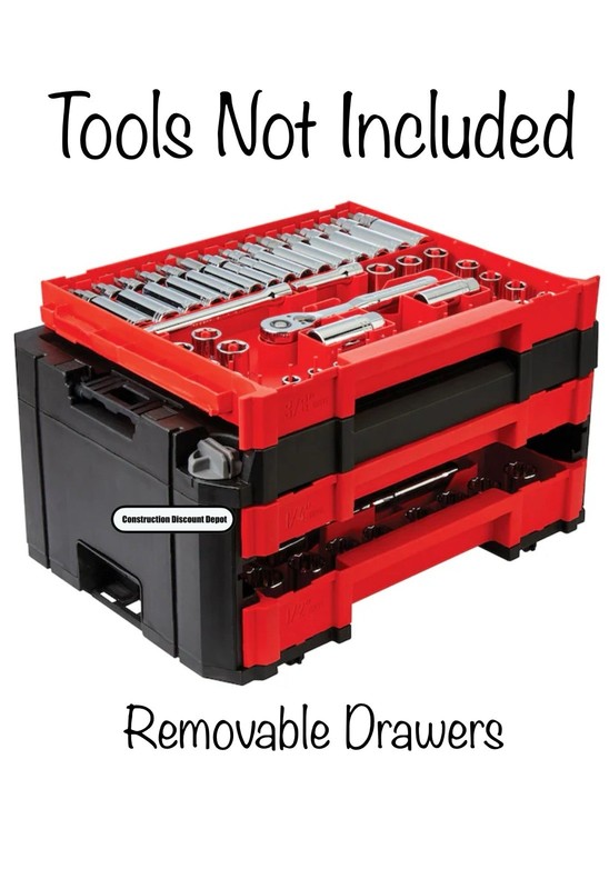 CRAFTSMAN 3 DRAWER TOOL CASE 262 PC VERSASTACK EMPTY **TOOLS NOT INCLUDED** gallery