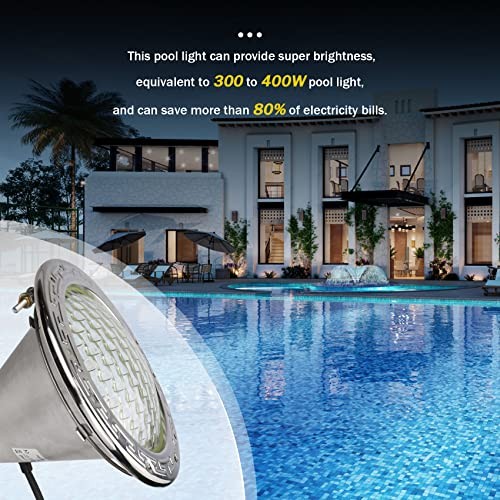 SH101300 100FT 120V LED Pool Light (White), 10 Inch Pool Light 10 INCH-100FT gallery