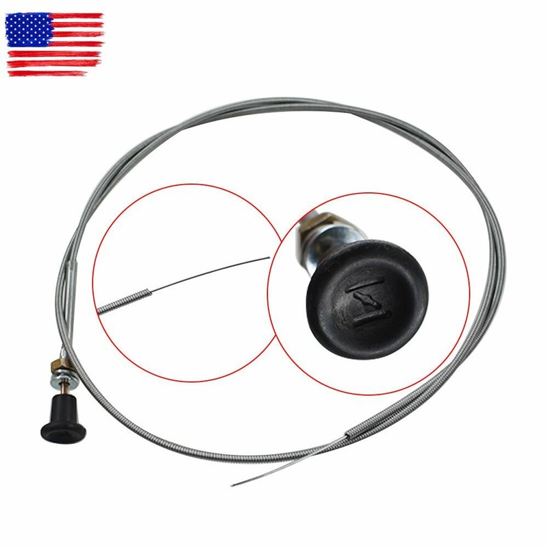 New 237 Universal Push Pull Choke Cable 63" Inner 60" Conduit 2 3/4" travel gallery