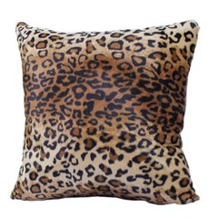 Leopard Tiger Zebra Giraffe Vintage Plush Cushion Cover Pillow Case Home Decor
