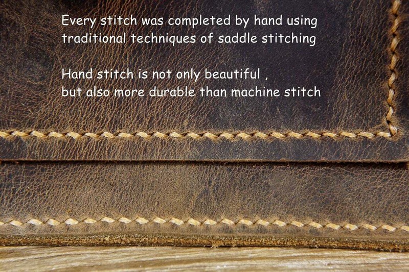 Rustic full grain leather tool bag box vintage leather tool tote bag for men gallery