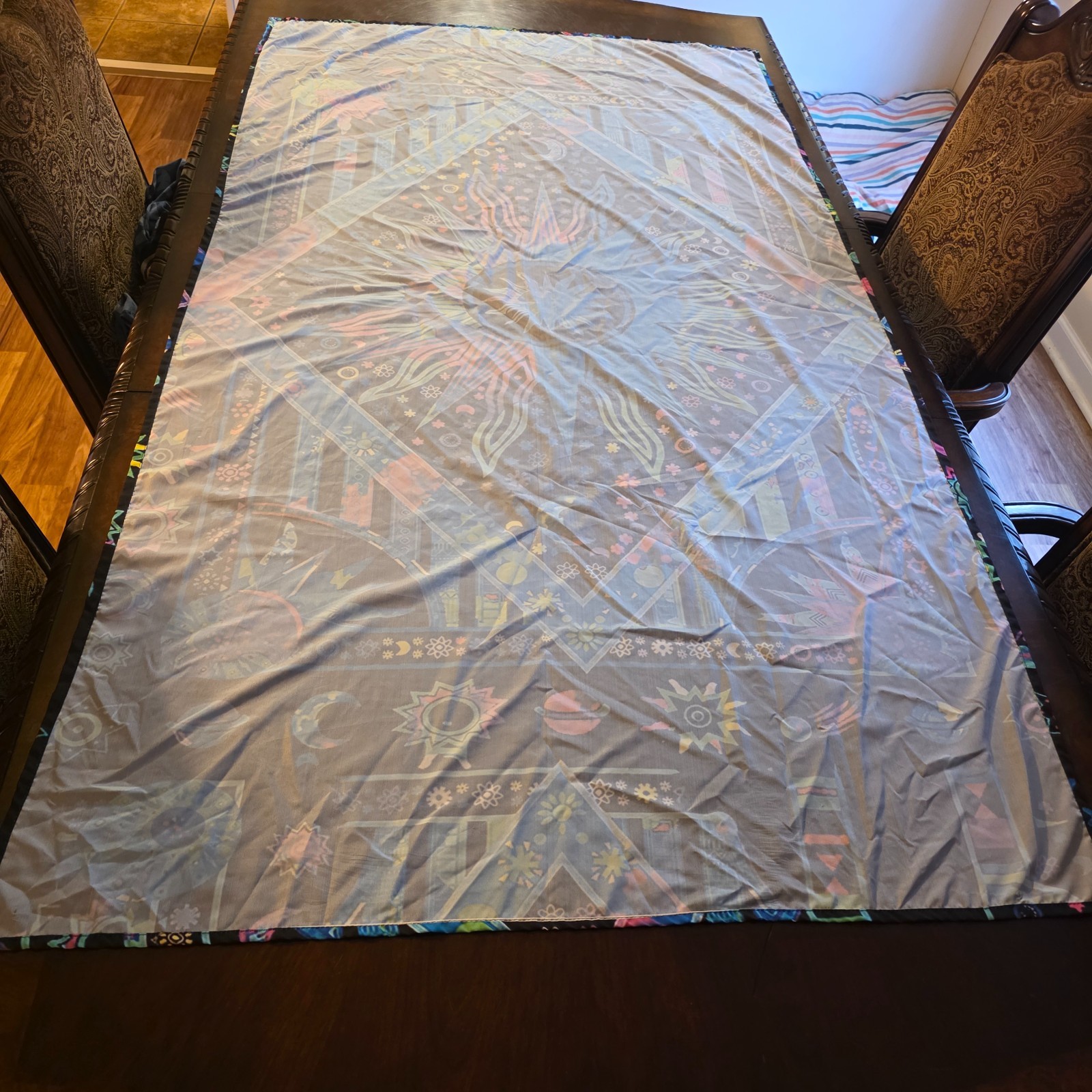 Large Multicolored Wall Tapestry - 70 in x 39 in - Sun/Moon/Planets/Astronomy gallery