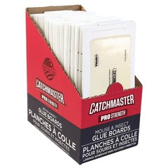 75 Pack Catchmaster Compact Sticky Insect & Mouse Traps, 3.5″x7″ Glue Boards