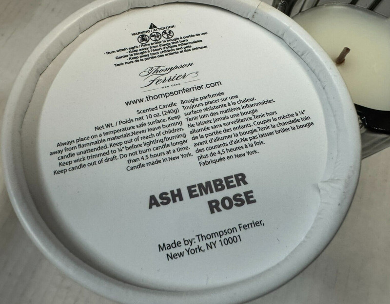 Thompson Ferrier Ash Ember Rose Scented Candle 10 oz. (240g) gallery