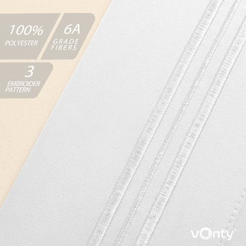 2 Pack Standard Pillow Cases - 20x26 Inch, 1800 Thread Standard(20"x26") White gallery