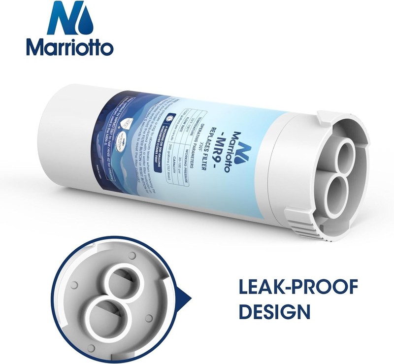 MARRIOTTO XWF Water Filter, Replacement for GE XWF, XWF Genuine Ge Refrigerator gallery