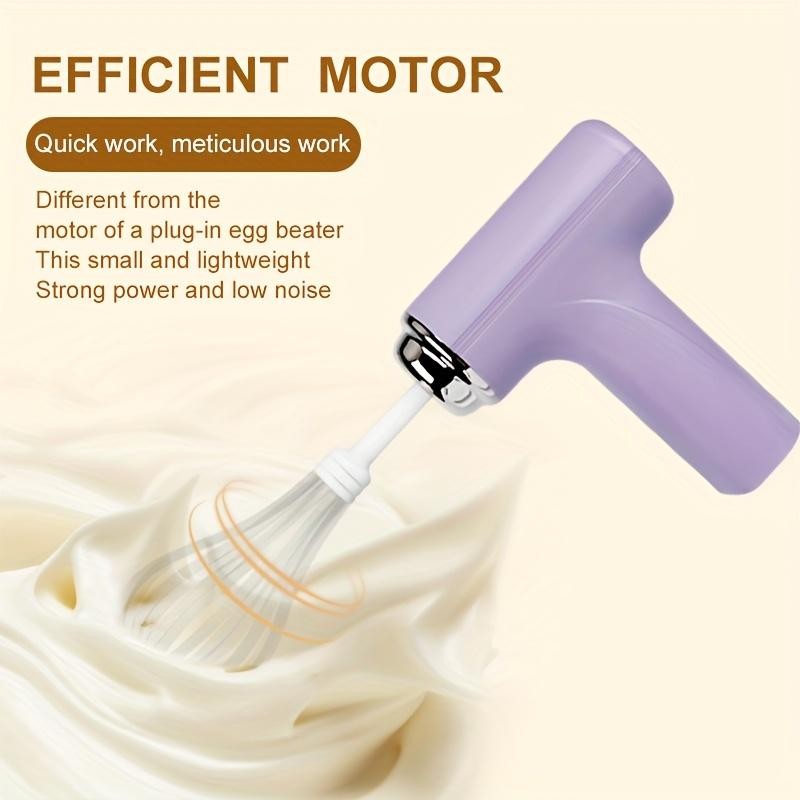 Cordless Handheld Mixer, Baking Tool, Easy Clean Space Saving for Home Kitchen gallery