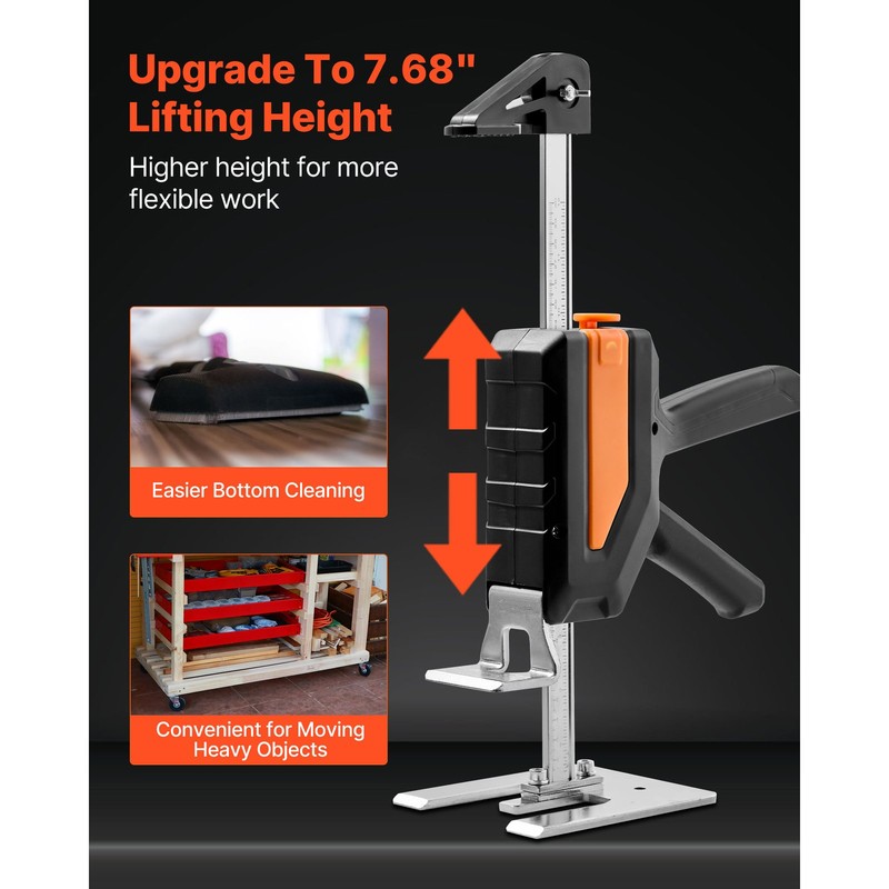 Labor Saving Arm Jack 2 PCS 440lbs Capacity 2 Modes Lifting up to 7.7" Black gallery