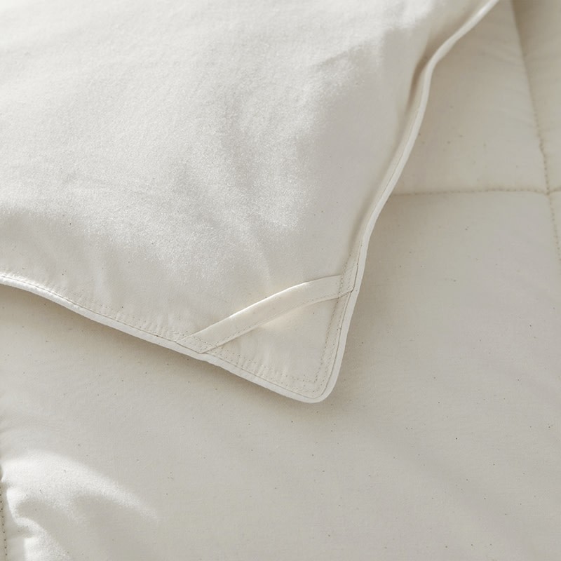 The Company Store All Seasons Wool Comforter - Natural, Twin gallery