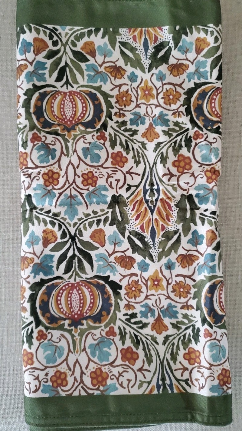 Williams Sonoma Morris & Co Little Chintz Table Runner 16x108 100% Cotton gallery