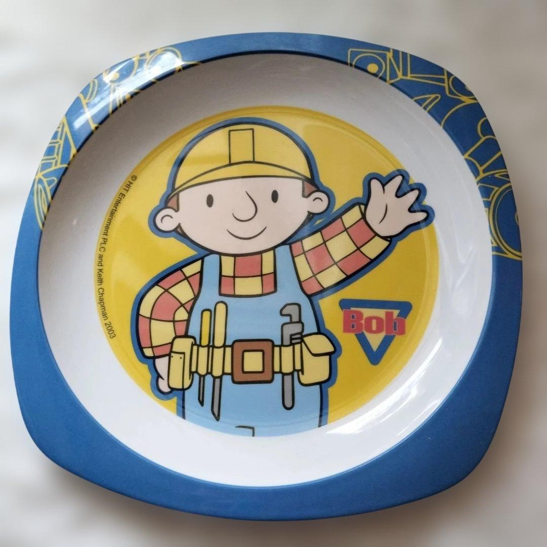 Bob the Builder Melamine Child Plate Used gallery