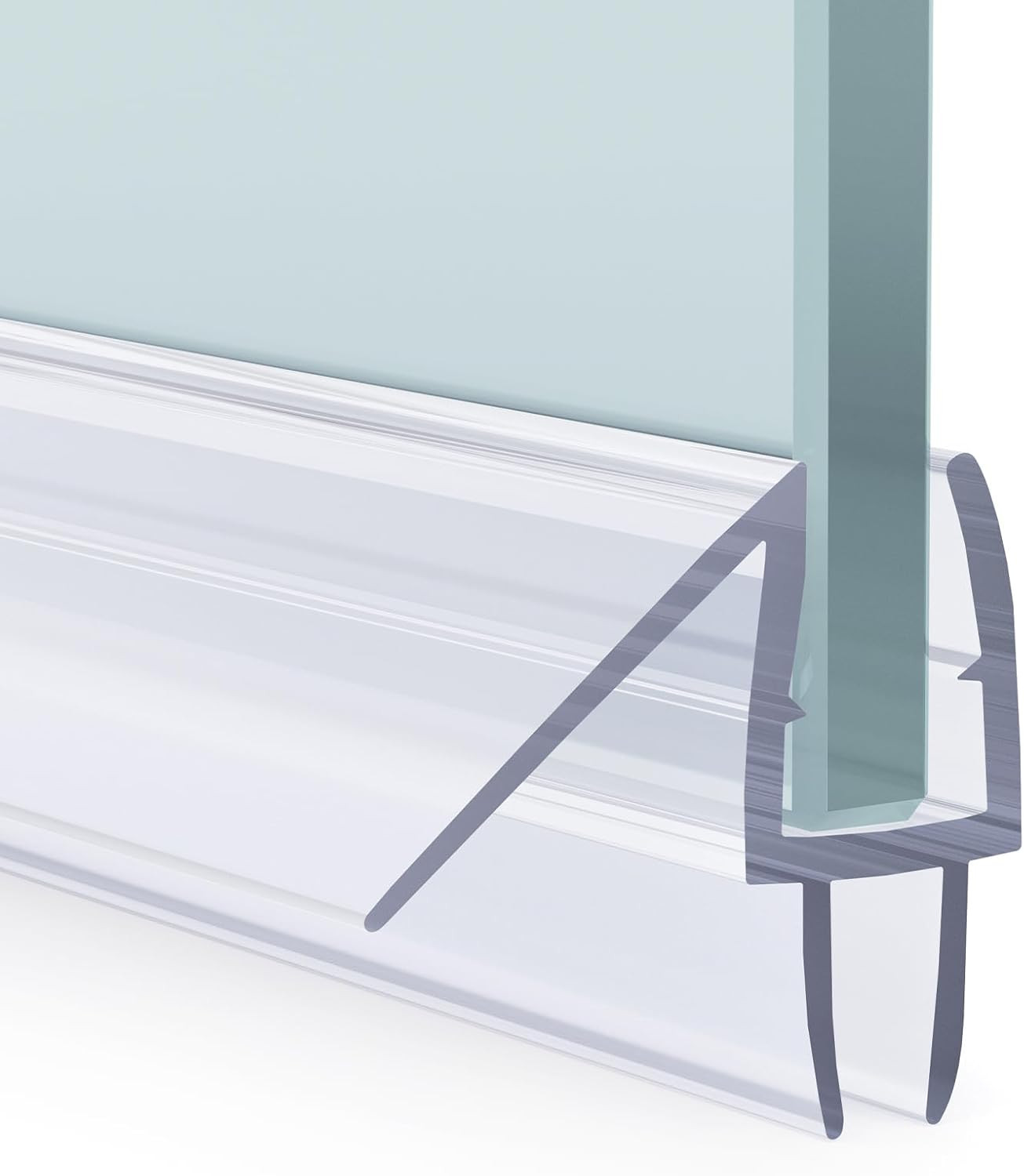 Shower Door Bottom Seal for 1/4 Inch Glass 47.25 Inches Clear gallery