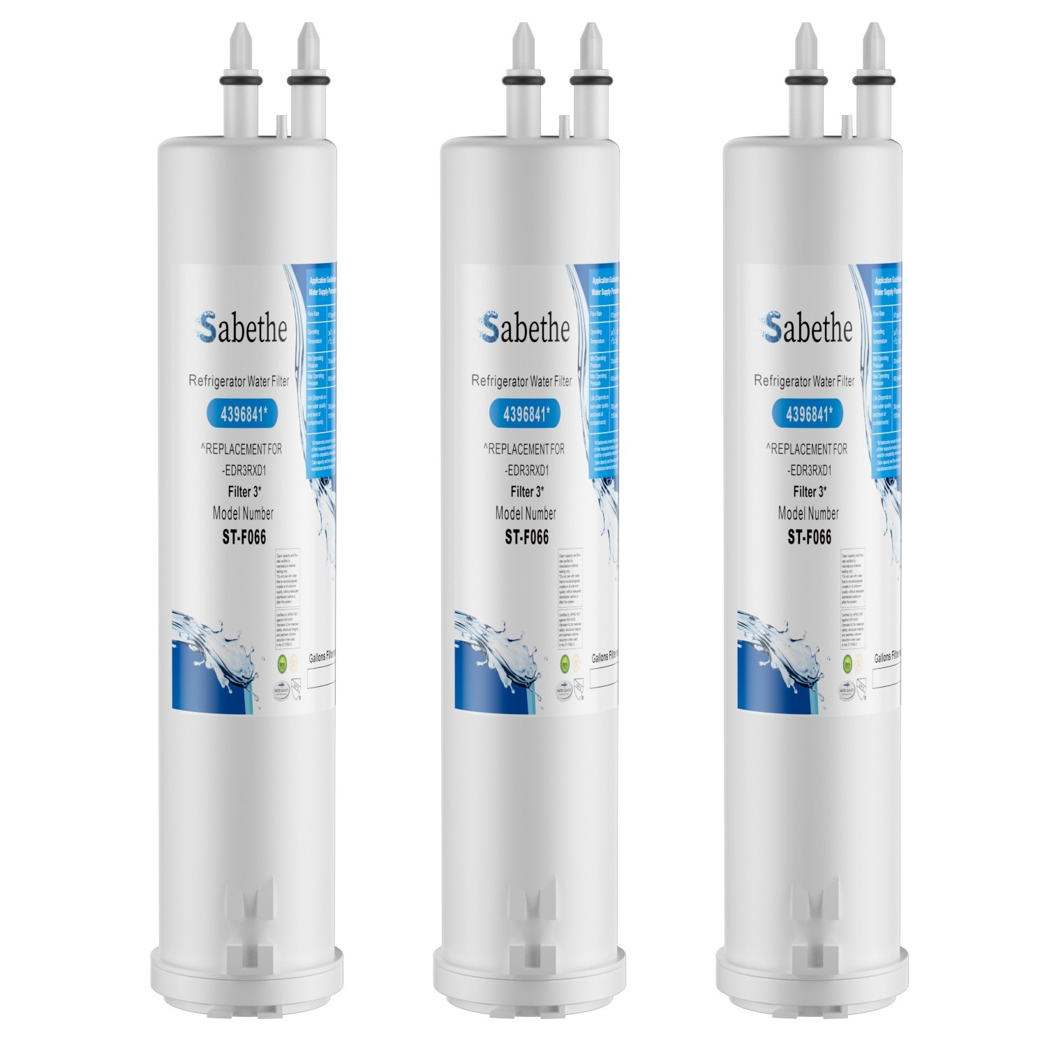 Refrigerator water filter Replacement for KAD3RXD1,WHR3RXD1,46-9083,46-9030 gallery