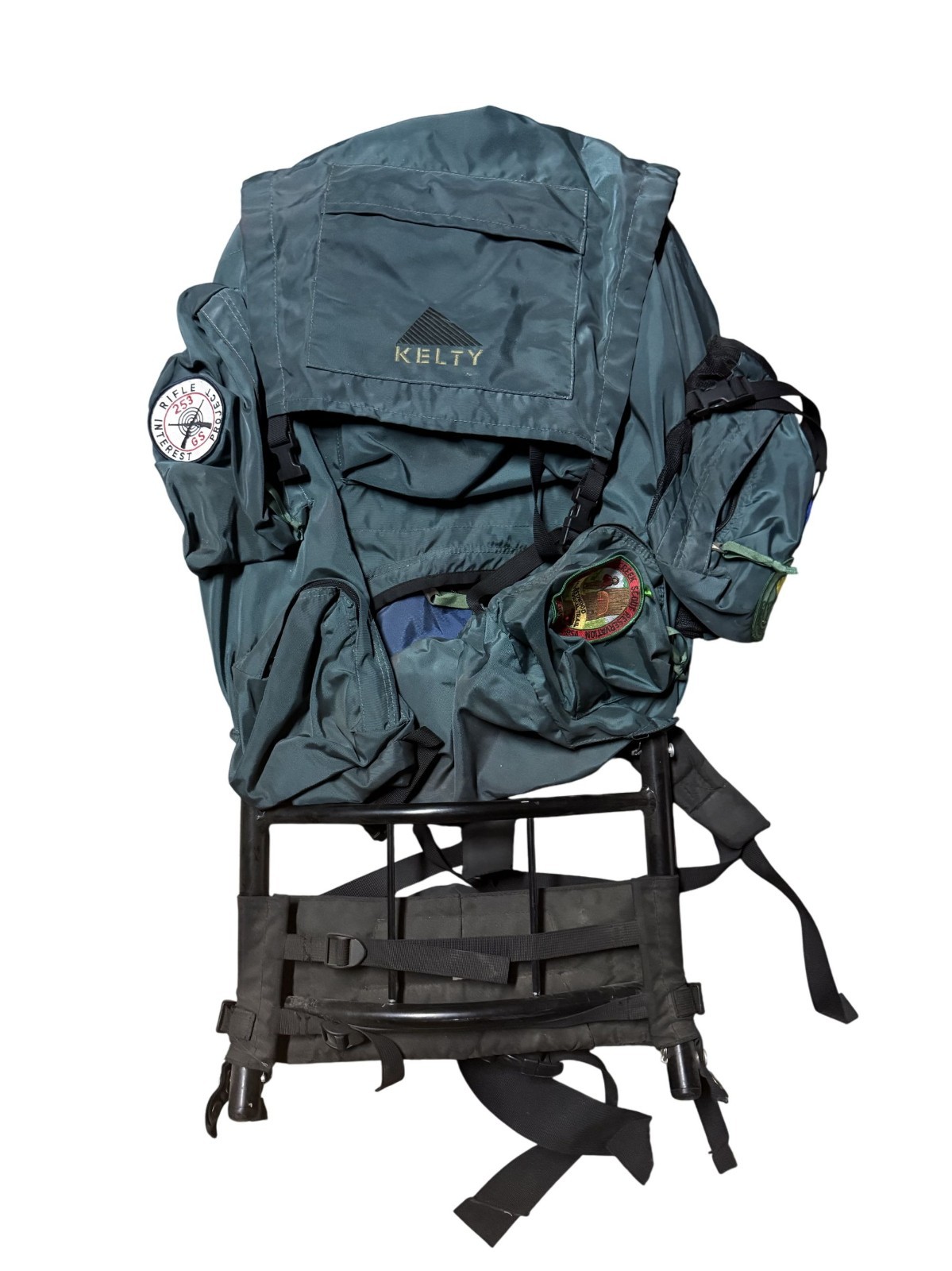 Kelty Green External Frame Outdoors Hiking Backpack MED
