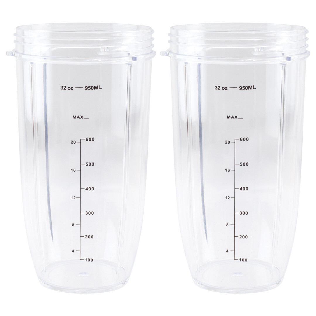 2 Pack 32 oz Colossal Cup Compatible with NutriBullet 600W 900W NB-101B NB-101S gallery