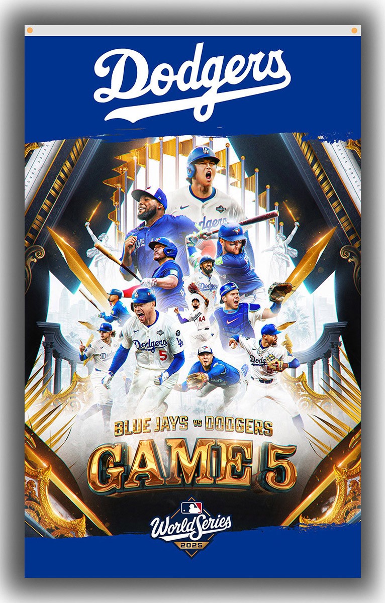 Baseball Team Memorable Custom Flag 90x150cm 3x5ft Dodgers New Good Banner gallery