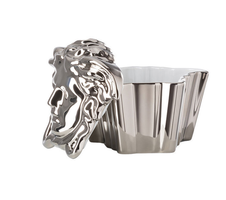 Versace Rosenthal Gypsy Silver Box (10 x 8 cm) H. 7.5 cm - Official Versace gallery