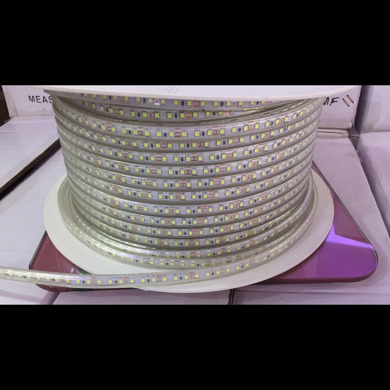 2835 LED IP67 Waterproof Underwater Flat Flexible Garage Rope LED Strip Light gallery
