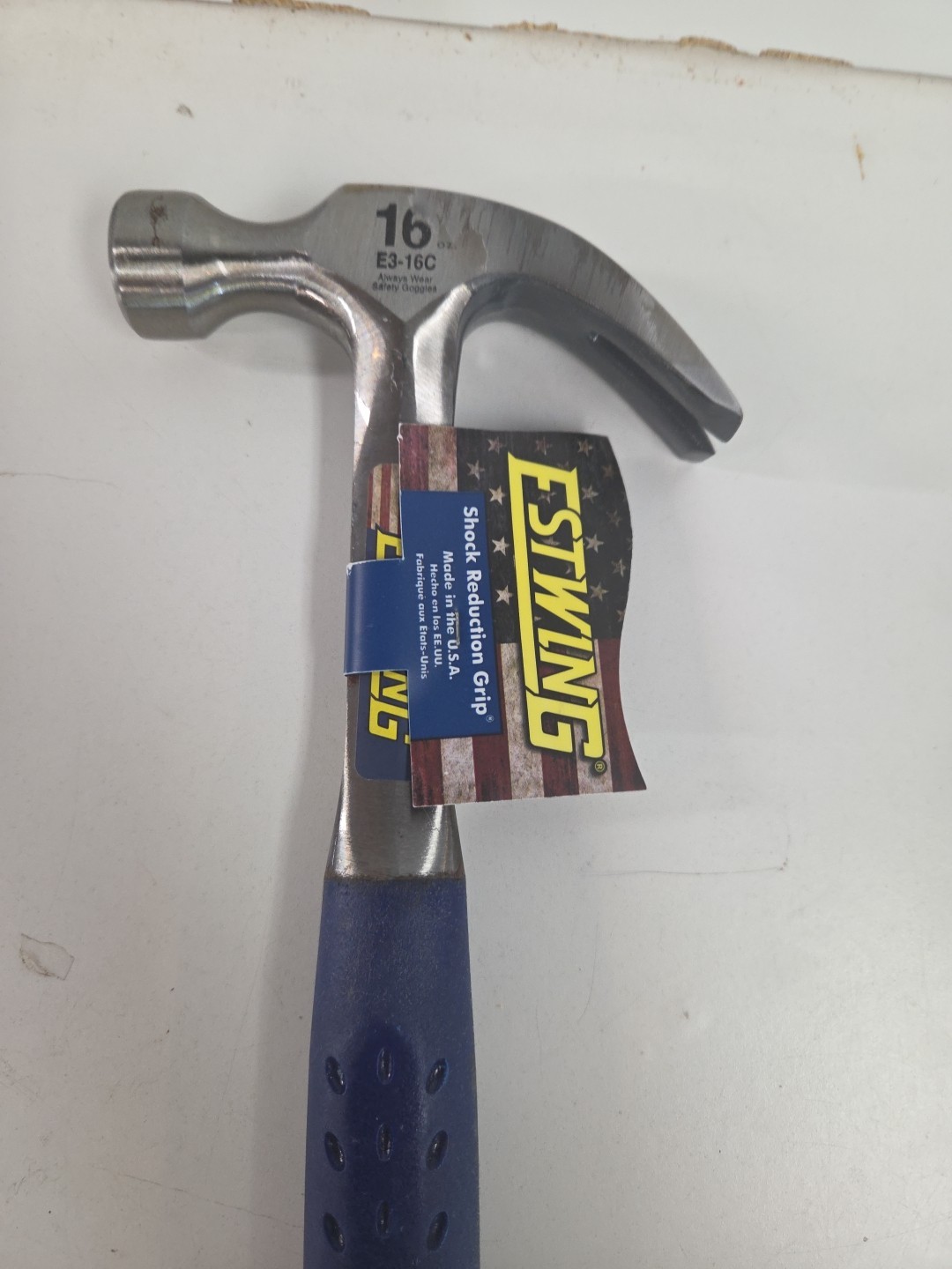 ESTWING Hammer 16 Oz USA Made Straight Rip Claw Hammer with Smooth Face & Shock gallery