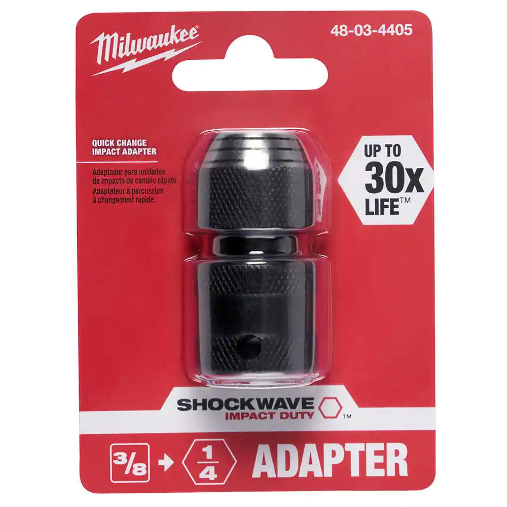 3/8 In. Square X 1/4 In. Hex Shockwave Impact Adapter gallery