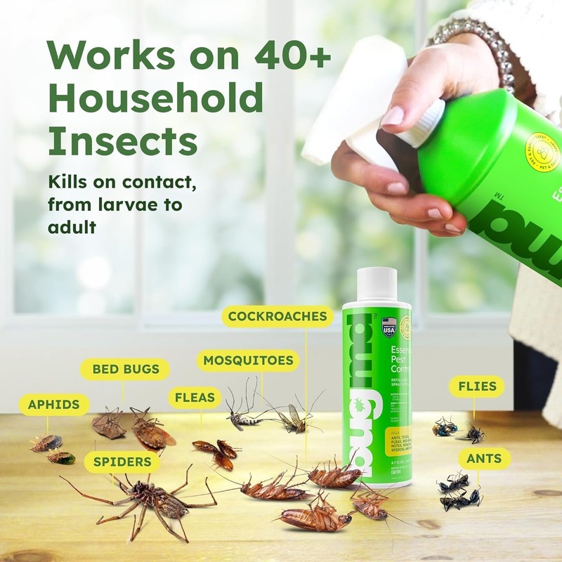 BugMD Pest Control Essential Oil Concentrate for Home Bed Bug Spray 3.7Oz 2PACK gallery