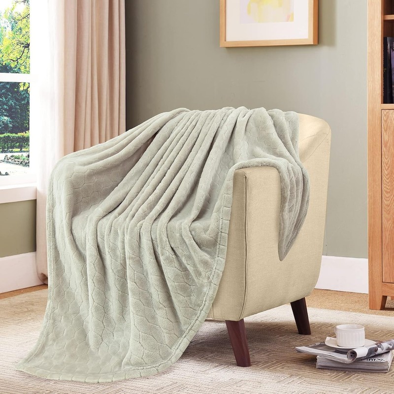 Fleece Blanket Super Soft Cozy Throw Blanket 50" x 60", Lightweight Fuzzy Com... gallery