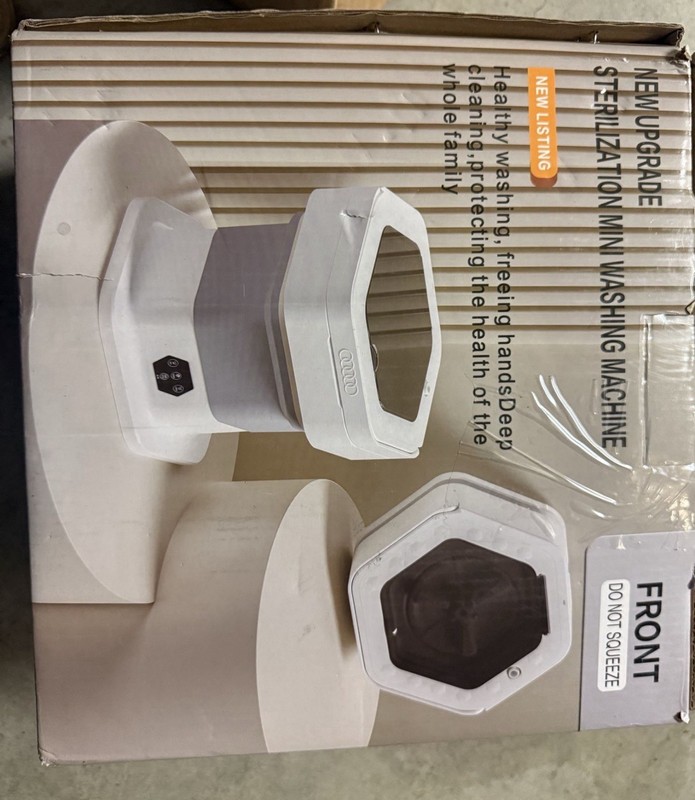 Portable Foldable Mini Top-Loading Washing Machine w/ Drain Hose gallery