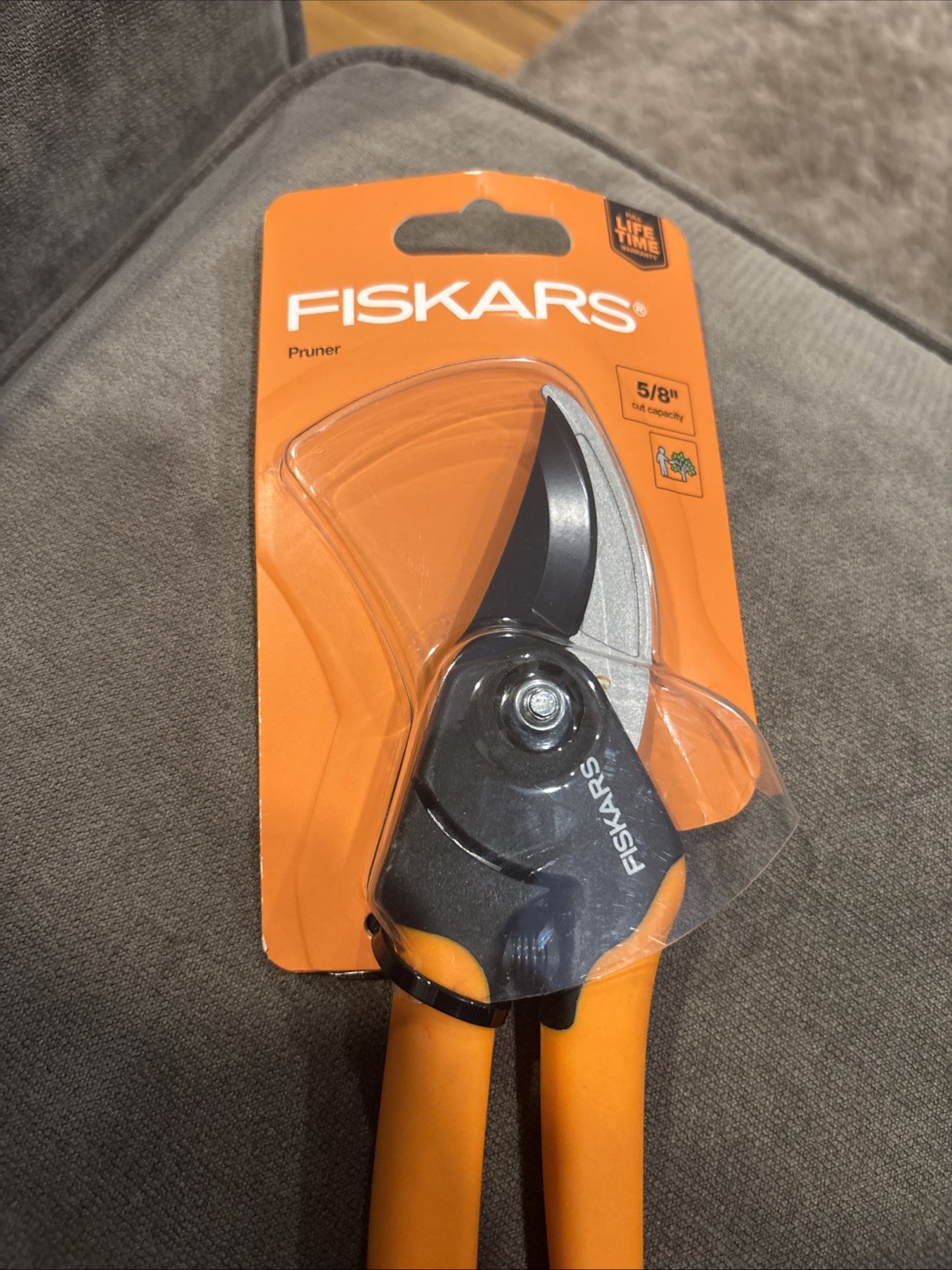 Fiskars 5/8" Bypass Pruner Garden Tool with Steel Blade and Soft Grip Handle gallery