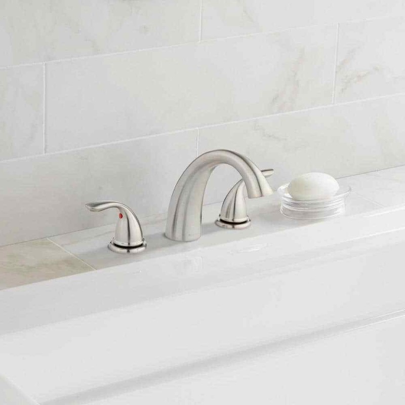 Glacier Bay Builders 2-Handle Deck-Mount Roman Tub Faucet in Brushed Nickel gallery