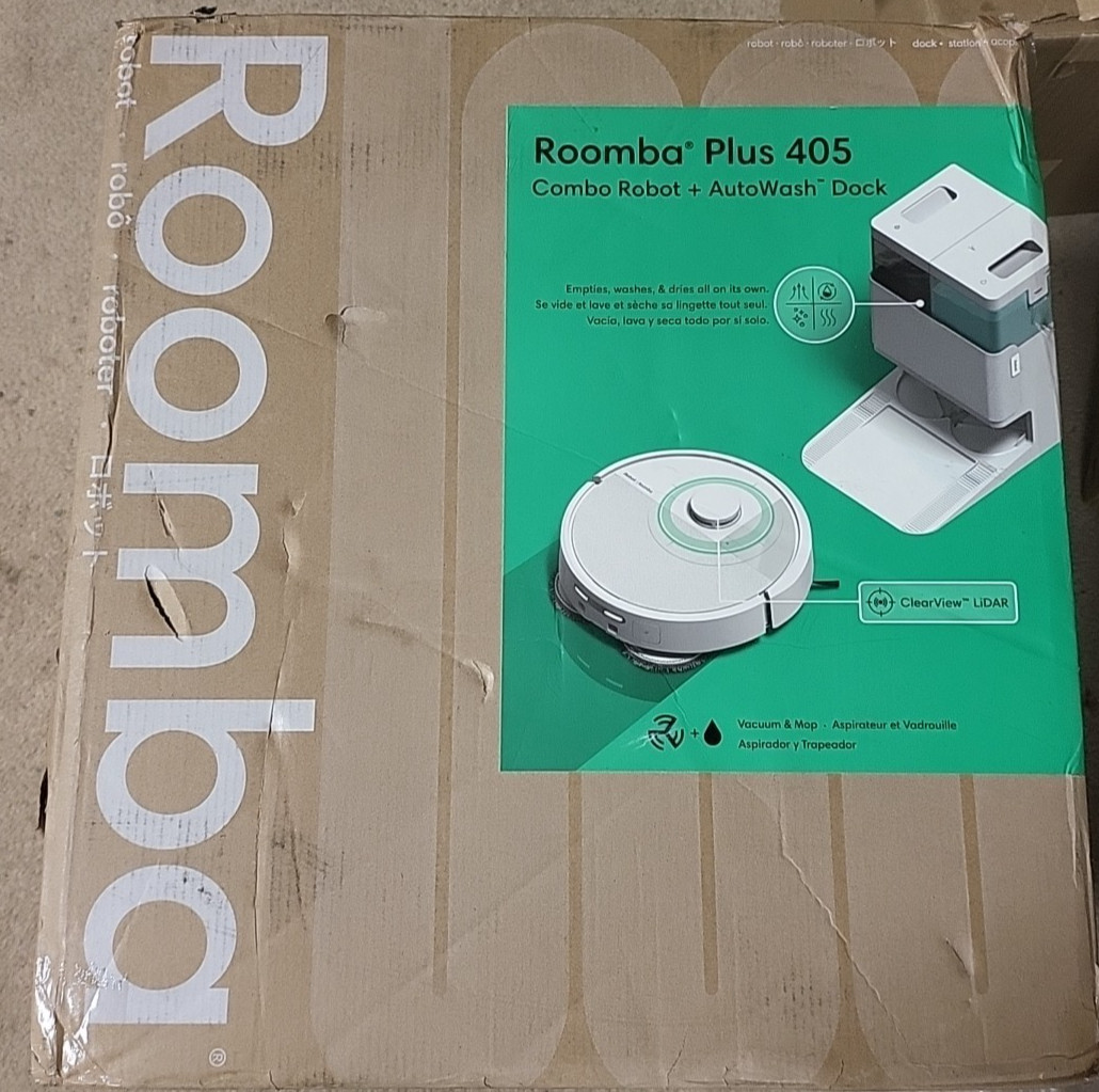 iRobot Roomba Plus 405 Combo Robot + AutoWash Dock G185220 gallery