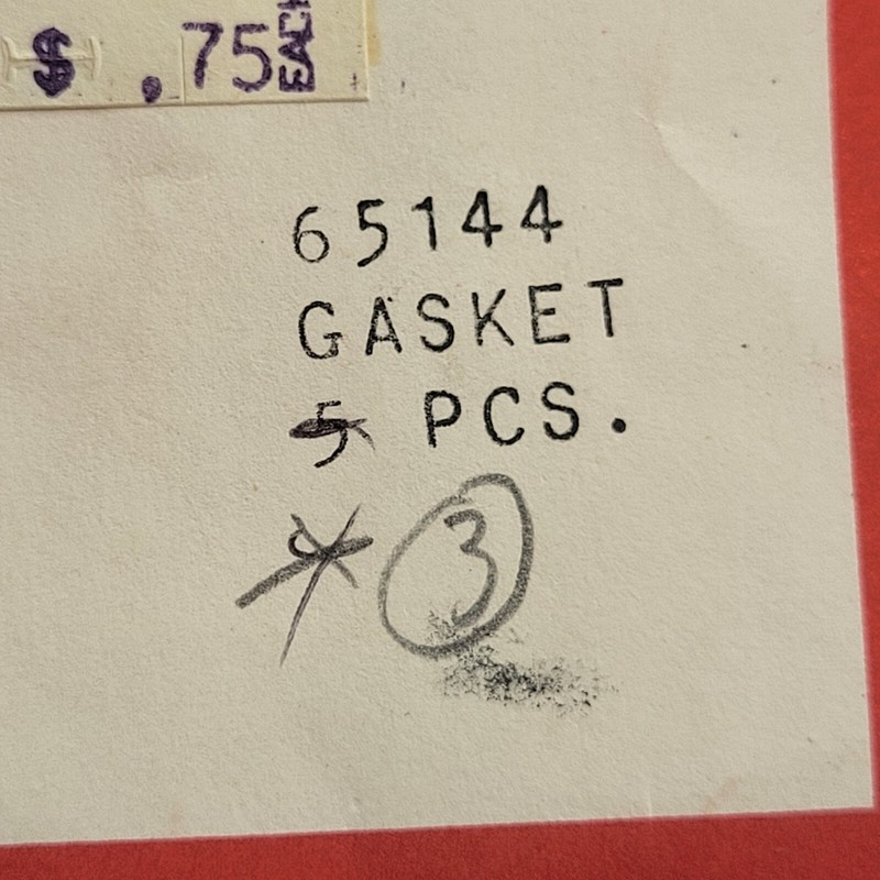 Homelite 65144 Automatic Oiler Check Valve Cap Gasket 1130G EZ Super EZ VI-123 gallery