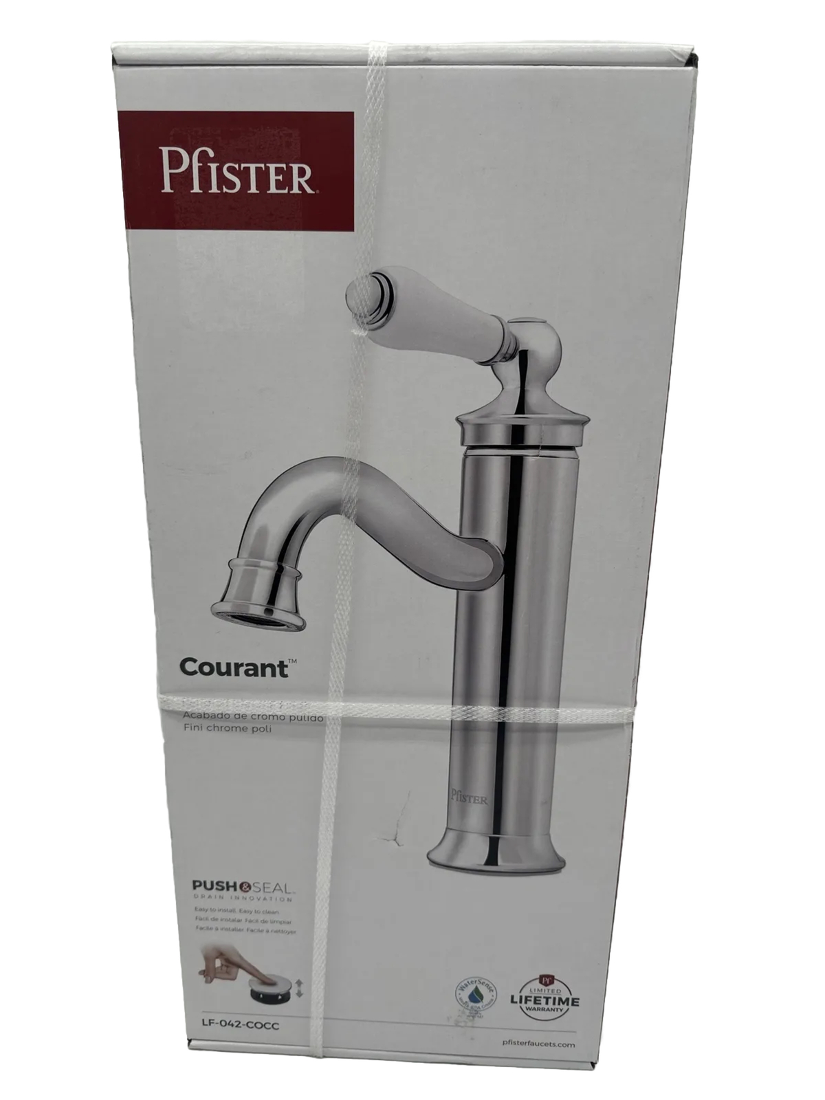 Pfister Courant LF-042-COCC Single Handle Bathroom Faucet in Polished Chrome gallery