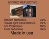 Architectural Window Solar Bronze Film 20% Home Tint Residential 60" x 100 Feet gallery