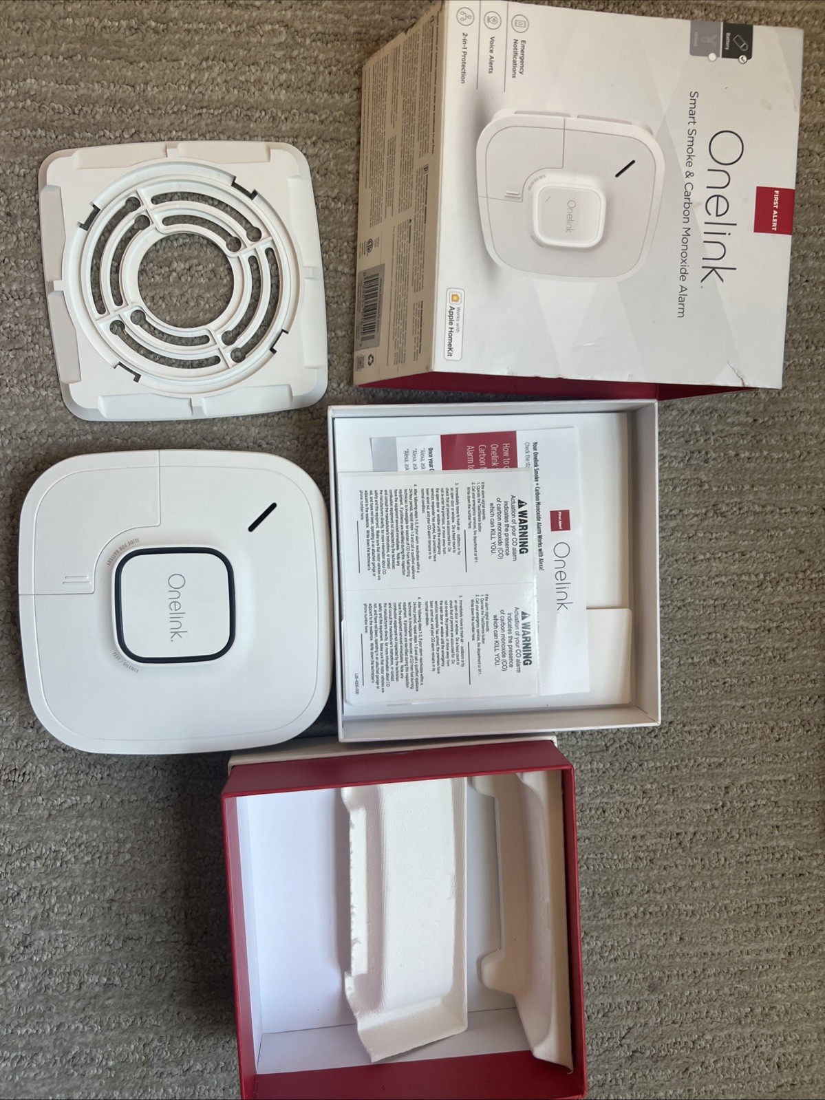 First Alert Onelink 1042136 Smart Smoke/Carbon Monoxide Alarm - PRE-OWNED gallery