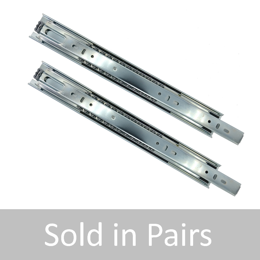 24" Heavy Duty Drawer Slides - Ball Bearing - Premium Quality {Lot of 10 Pairs} gallery