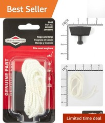 Lightweight & Durable Starter Rope with Comfortable Grip for Easy Mower Starting