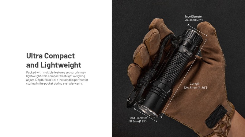 Nitecore EDC35 5000 Lumen Rechargeable EDC Flashlight gallery