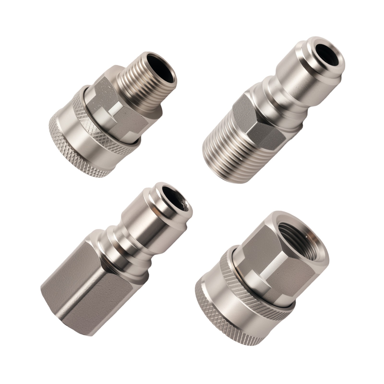 3/8" NPT Pressure Washer Coupler Quick Connect Adapter Steel Fitting 4 Pcs gallery