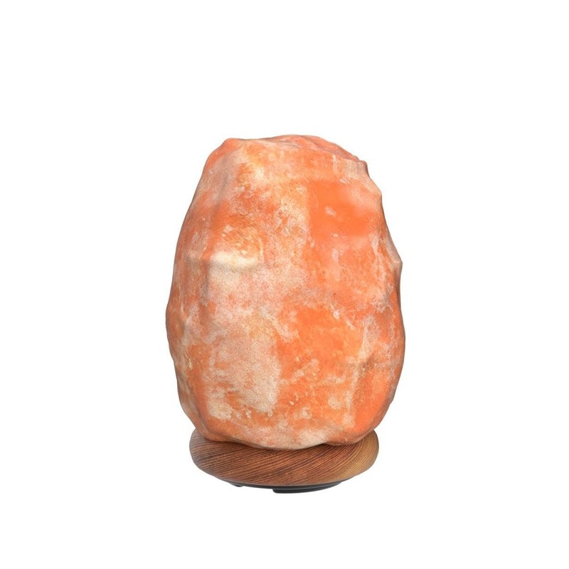 USB Himalayan Salt Lamp Touch Dimmer Natural Pink Crystal 5-7 Lbs Wooden Base gallery