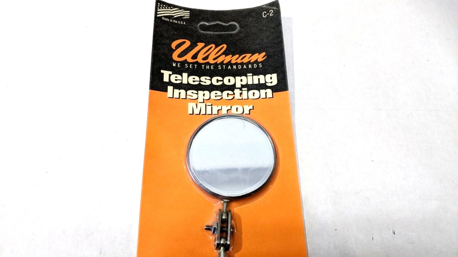 Ullman C-2 Telescoping Inspection Mirror 2-1/4" Diameter 10-14" Length BOX OF 12 gallery