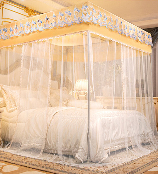 Summer Netting For Bed Double Layers Cloth Curtain Mosquito Net Hooks Tubes New gallery