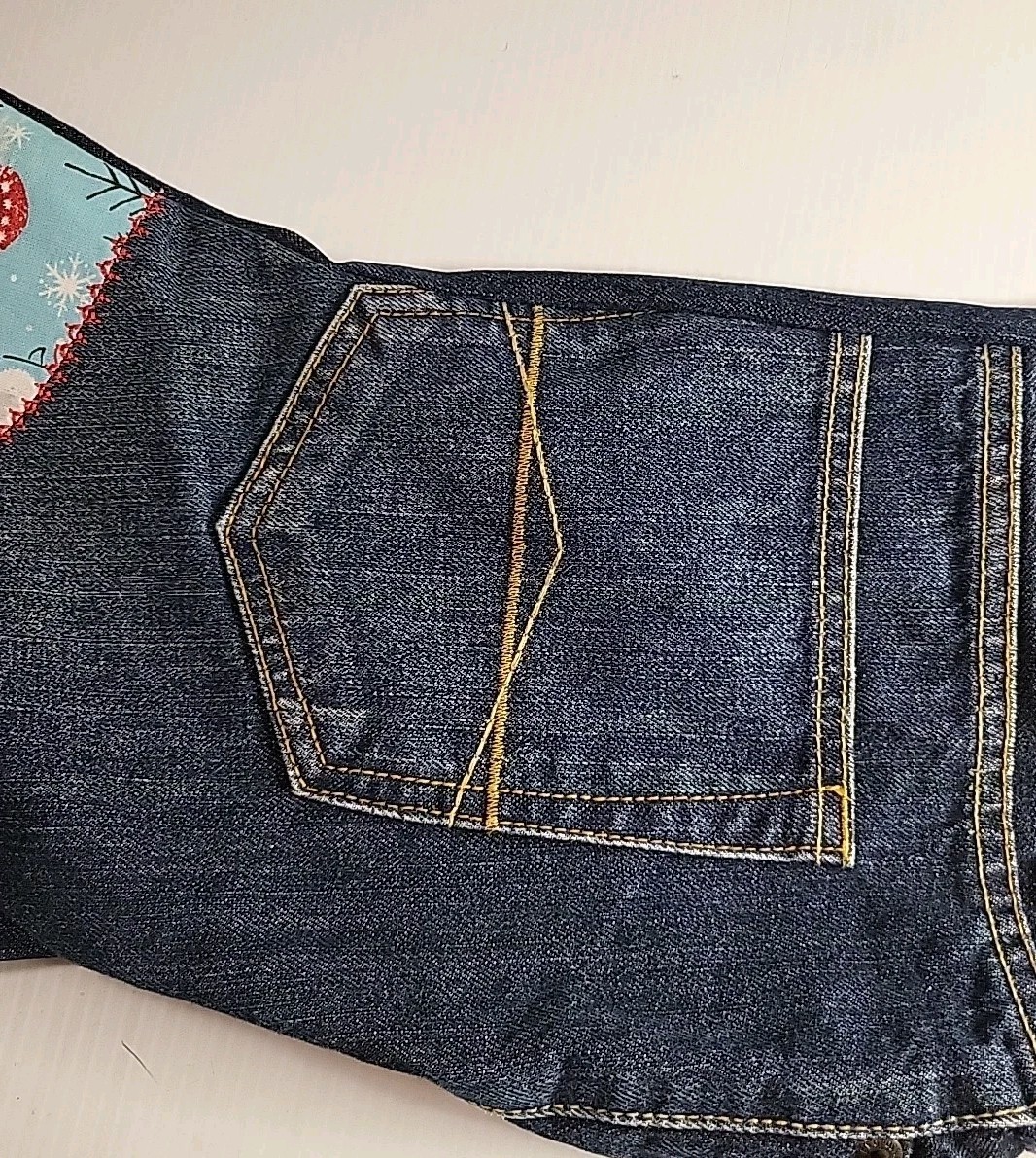 Denim Homemade Stocking 20in X 12in gallery