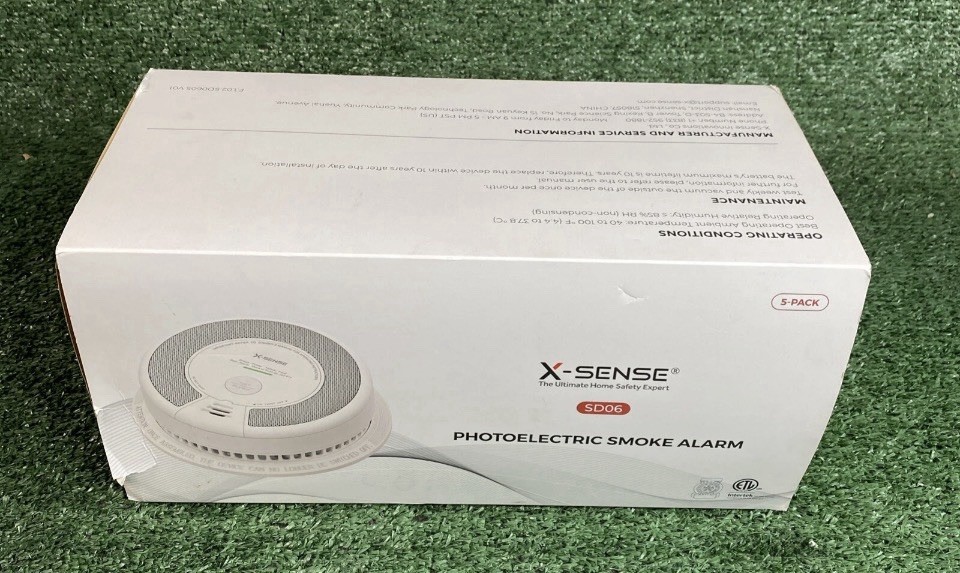NEW X-Sense SD06 Photoelectric Battery Smoke Detector Extra Loud Alarm - 5 PACK gallery