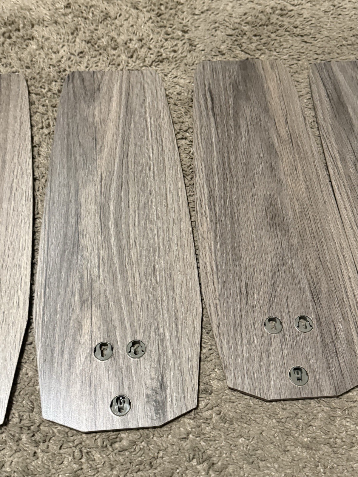 5X Blade REPLACMENT Hunter Antero 44 in. Hunter Express Matte Silver Ceiling Fan gallery