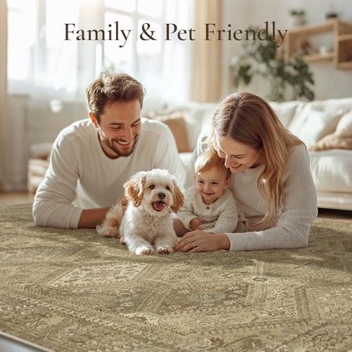 Area Rug 2x3 Doormat, Machine Washable Low 2' x 3' (Rectangular) Brown Tan gallery
