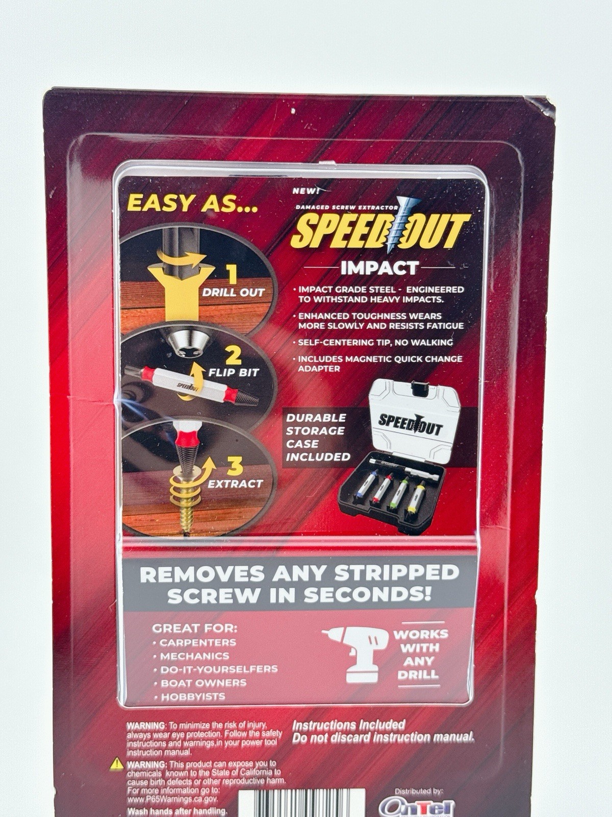 OnTel SPEEDOUT Impact Screw And Bolt Extractor SOIP-PKG-01-0525-910 gallery