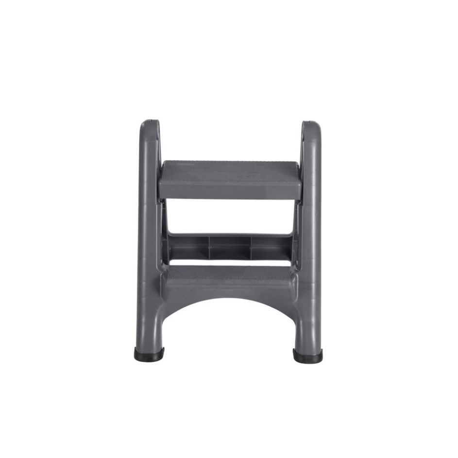 Rubbermaid FG420904CYLND 2 Step Folding Stepstool, Grey gallery