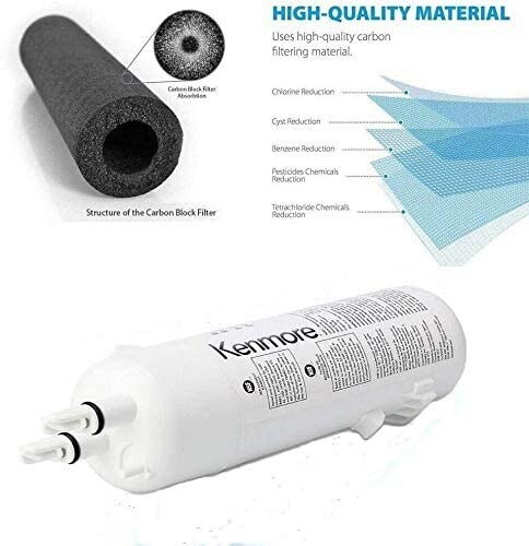 Kenmore 9081 Replacement Refrigerator Water Filters 46-9081 46-9930, 3 pack gallery