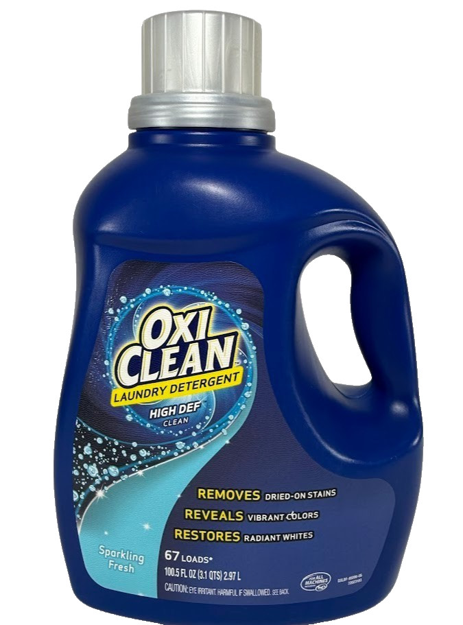 OxiClean Liquid Laundry Detergent Sparkling Fresh Scent 67 Loads 100.5 oz JUMBO gallery